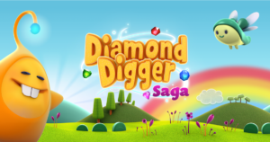 Diamond Digger Saga parecido a candy crush saga