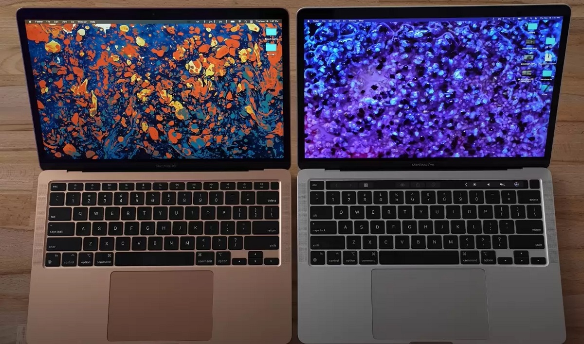 MacBook Pro M1 vs MacBook Air M1 Diseño