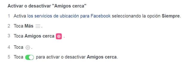 Facebook Amigos Cerca