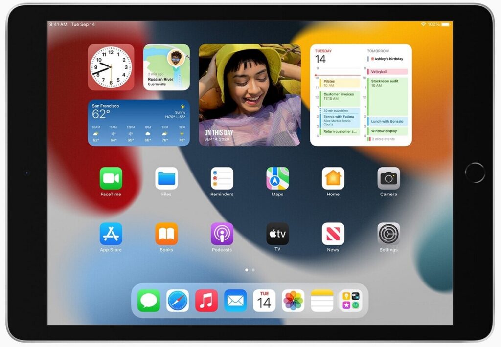 Apple iPad pantalla
