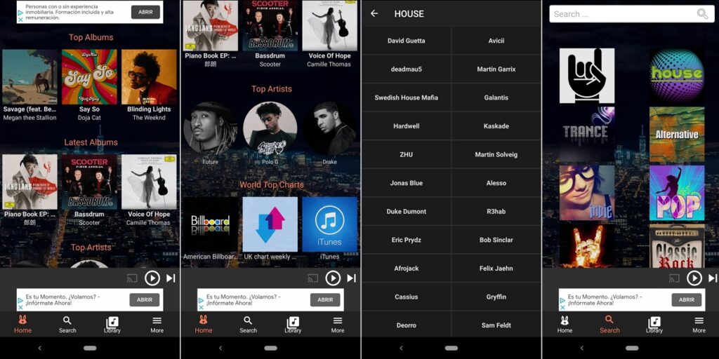 Descargar música en Android con Fildo