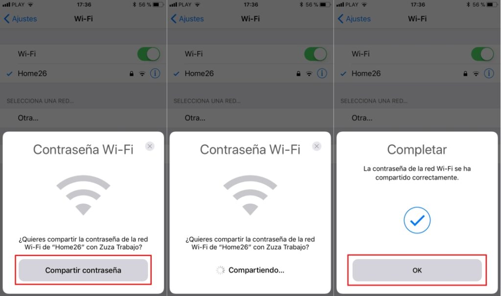 conectarte a una red WiFi con iPhone