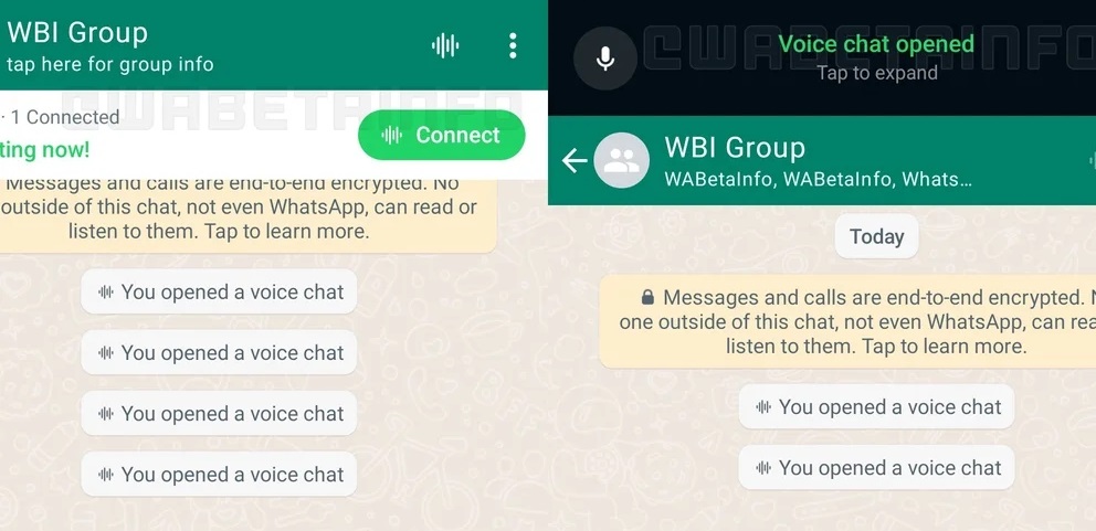 WhatsApp chat de voz