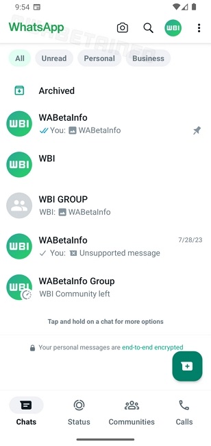 WhatsApp cambio de diseño Logo